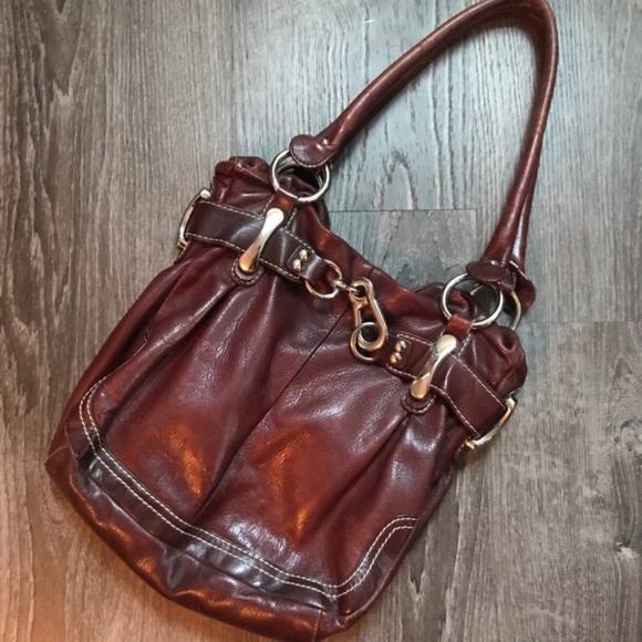 B. Makowsky Handbags - ‼️FINAL PRICE‼️B. Makowosky Leather Brown Wine Bag